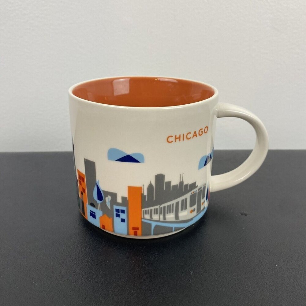 Starbucks You Are Here Chicago, IL Mug 2015 Dishwasher Safe Microwave Safe
